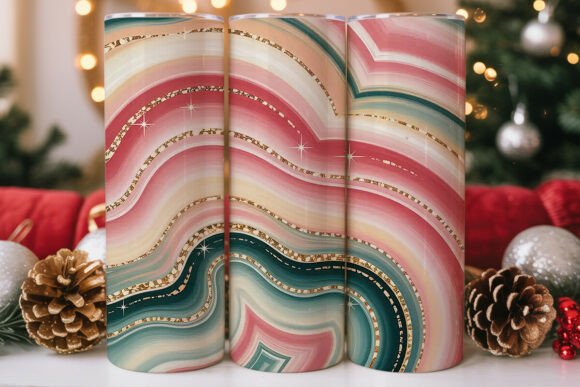 Abstract Gold Pastel Marble Tumbler Wrap Design Review