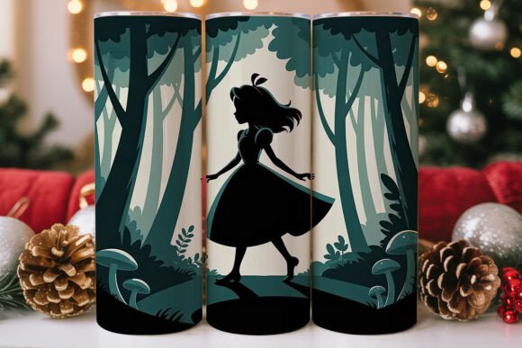 Alice in Wonderland Tumbler Wrap Design Review