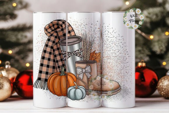 Cozy Autumn Tumbler Wrap PNG Review