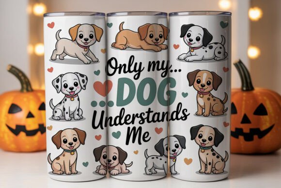 Dog Lover Tumbler Wrap PNG Review