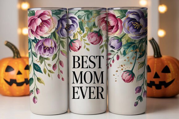 Elegant Floral Mom Tumbler Wrap Review