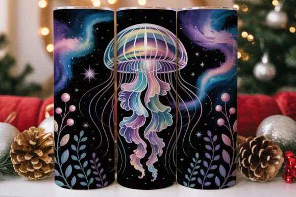 Ethereal Jellyfish Glow Tumbler Wrap Design Review