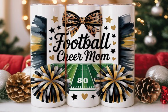 Football Cheer Mom Leopard 20oz Tumbler Design Review