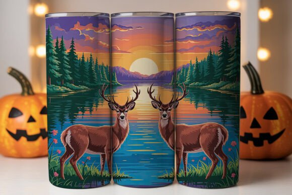Forest Sunset Deer Tumbler Wrap Review