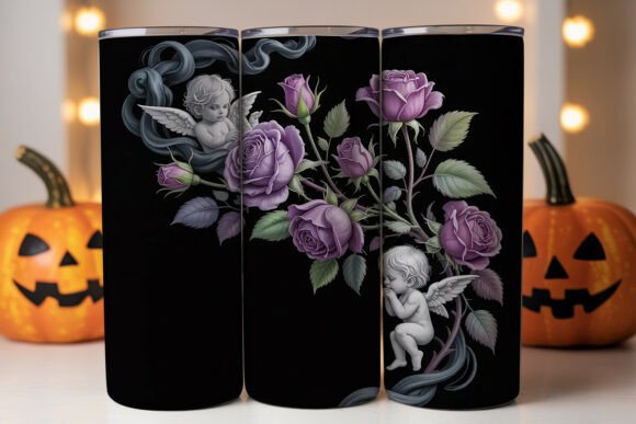 Gothic Rose Cherub Tumbler Wrap Review