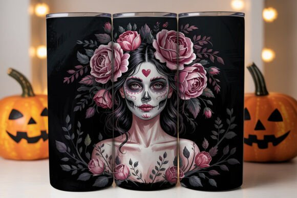Gothic Sugar Skull Tumbler Wrap Review