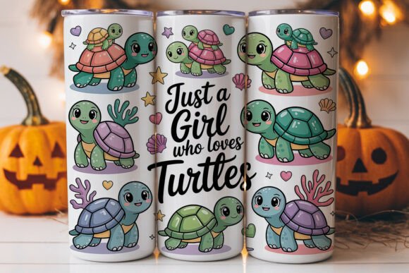 Kawaii Turtles 20oz Tumbler Wrap Review