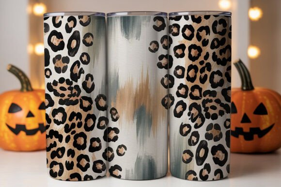 Leopard Print Watercolor Tumbler Wrap Design Review