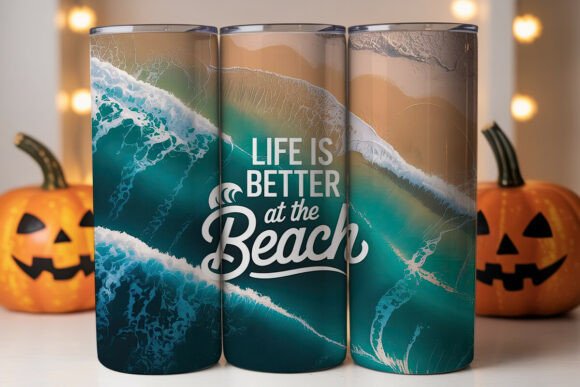 Life is Better at the Beach Tumbler Wrap