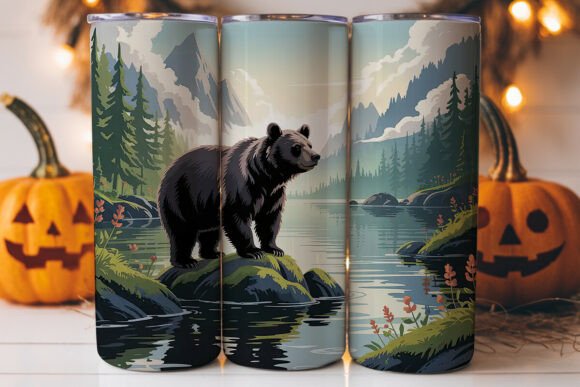 Misty Mountain Bear Tumbler Wrap Review