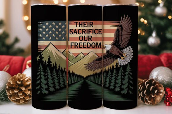 Patriotic Eagle Tumbler Wrap 20oz Review