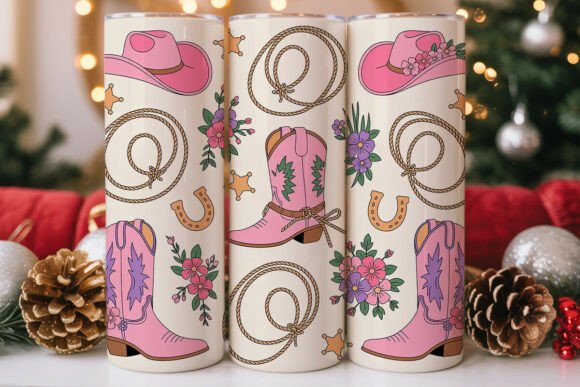 Pink Cowgirl Tumbler Wrap Review