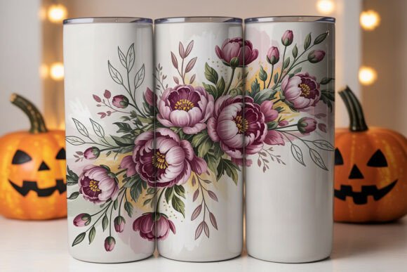Romantic Mauve Floral Tumbler Wrap Review