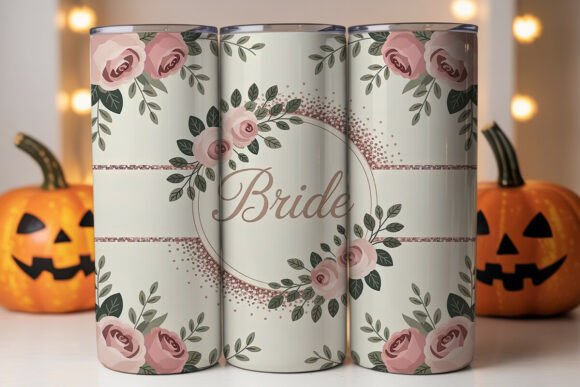Rose Gold Bride Tumbler Wrap Review
