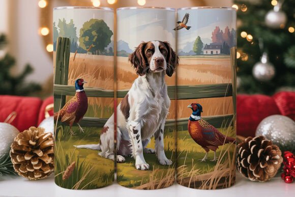 Springer Spaniel Hunting Scene Tumbler Review